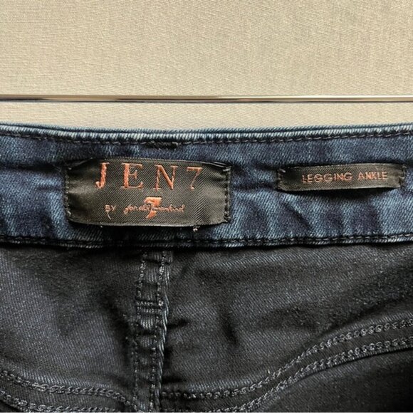 Jen7 by 7 for All Mankind high waisted skinny jeans Sz 8 - Picture 9 of 13